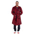 Snuggs Blanket Robe Red Checkered